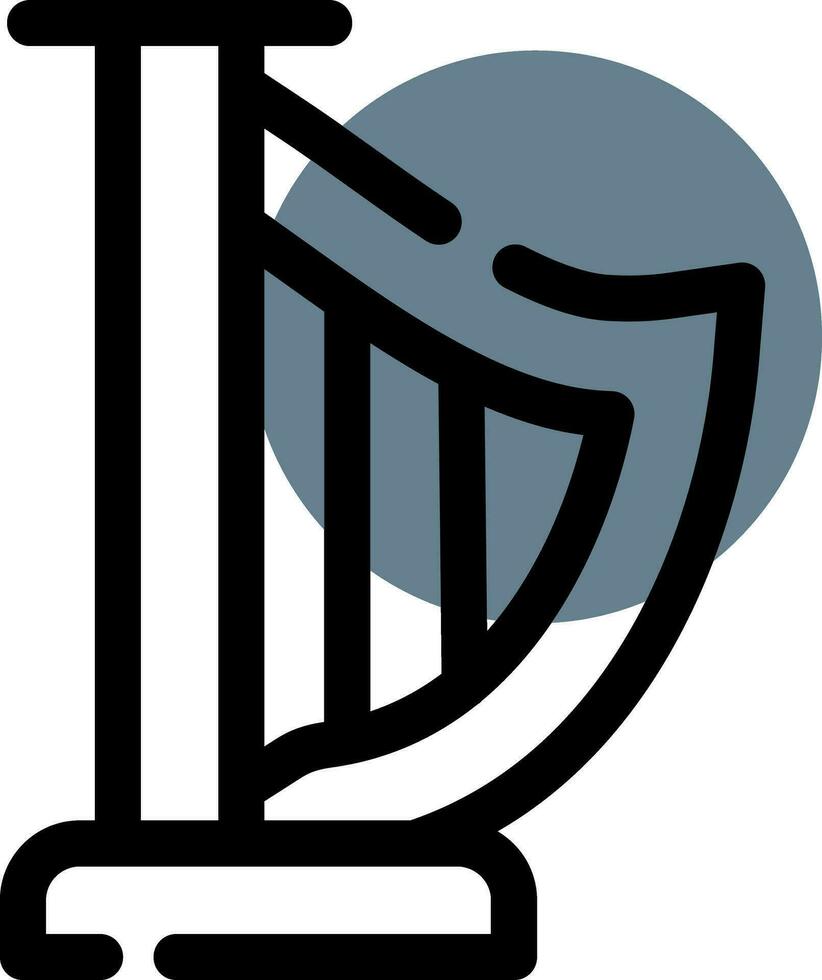 harp creatief icoon ontwerp vector