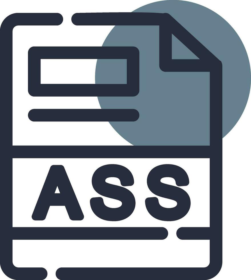 ass creatief icoon ontwerp vector