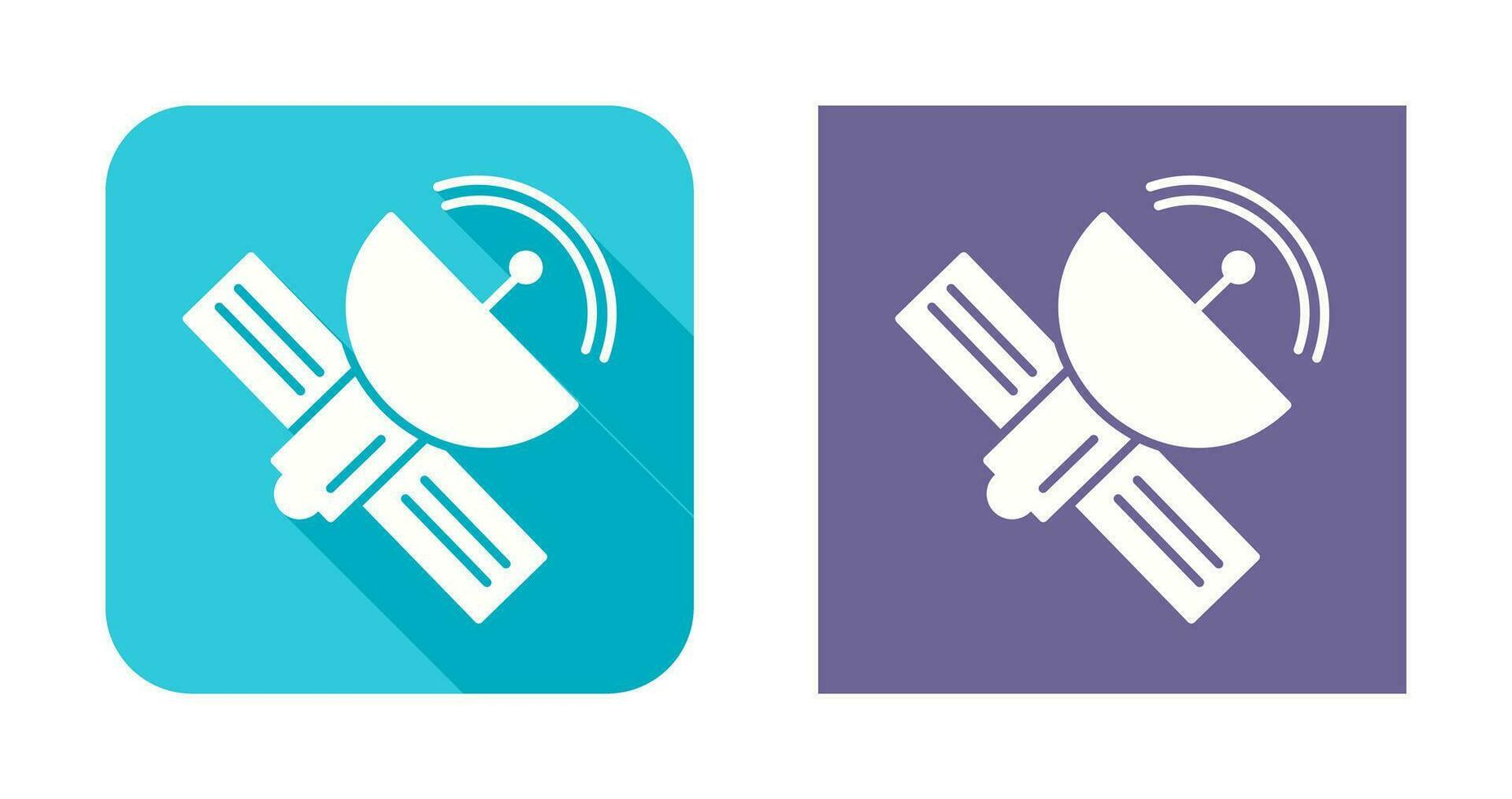 satelliet vector pictogram