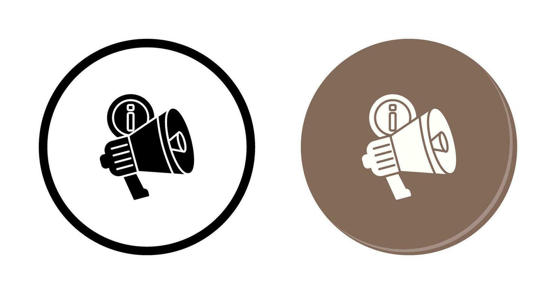 megafoon vector pictogram