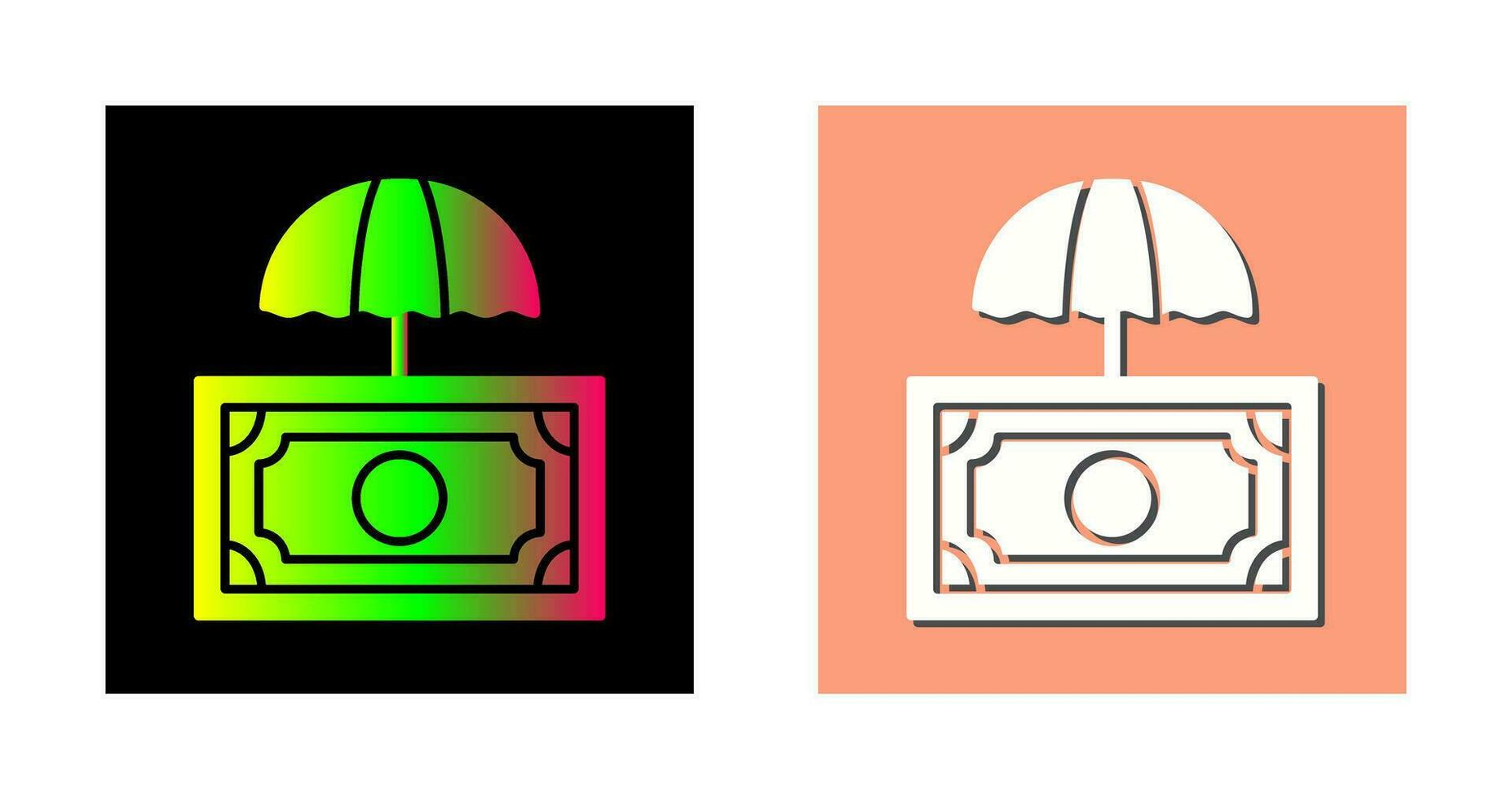 paraplu vector pictogram