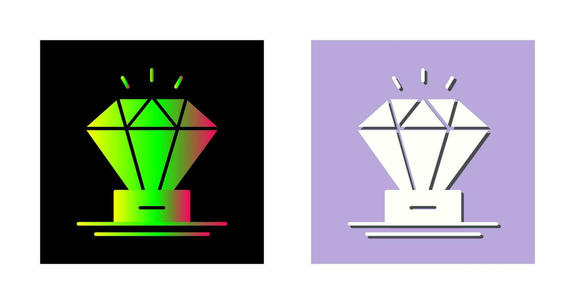 diamant vector pictogram