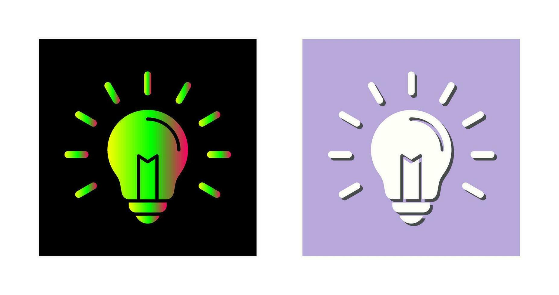 gloeilamp vector pictogram