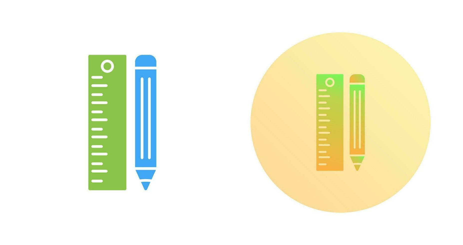 liniaal vector pictogram