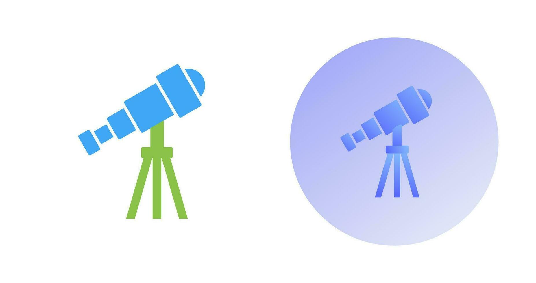 telescoop vector pictogram