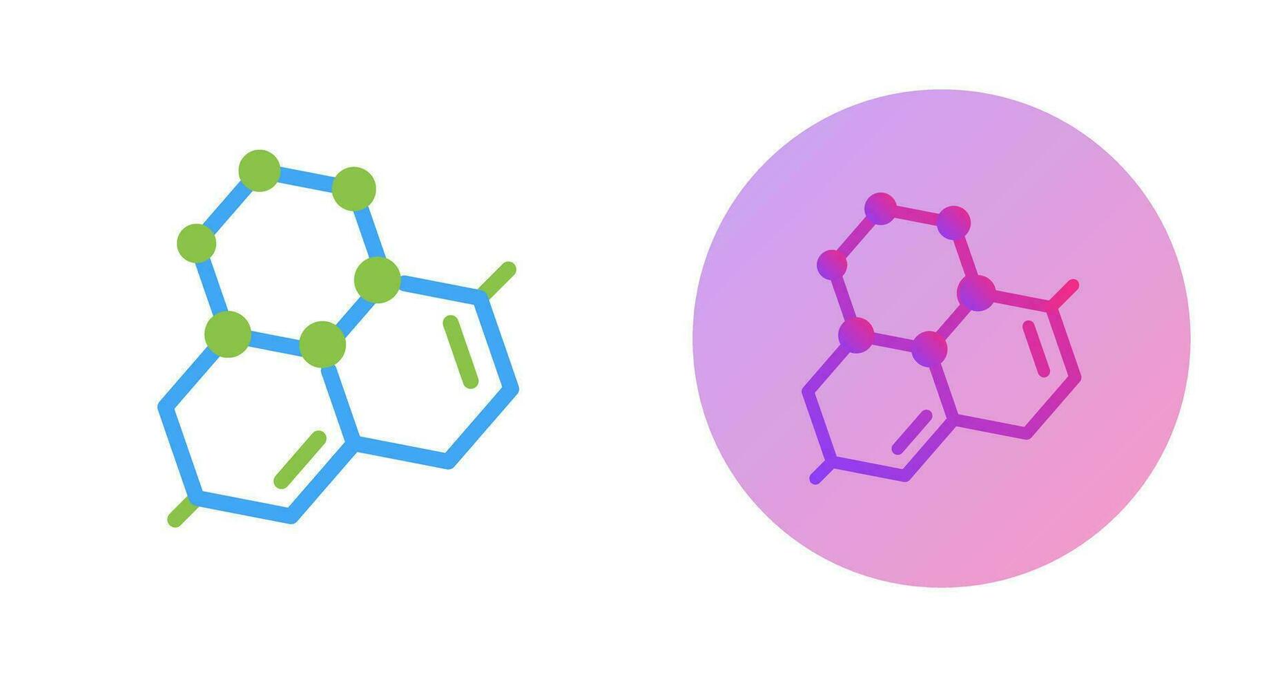 molecuul vector pictogram