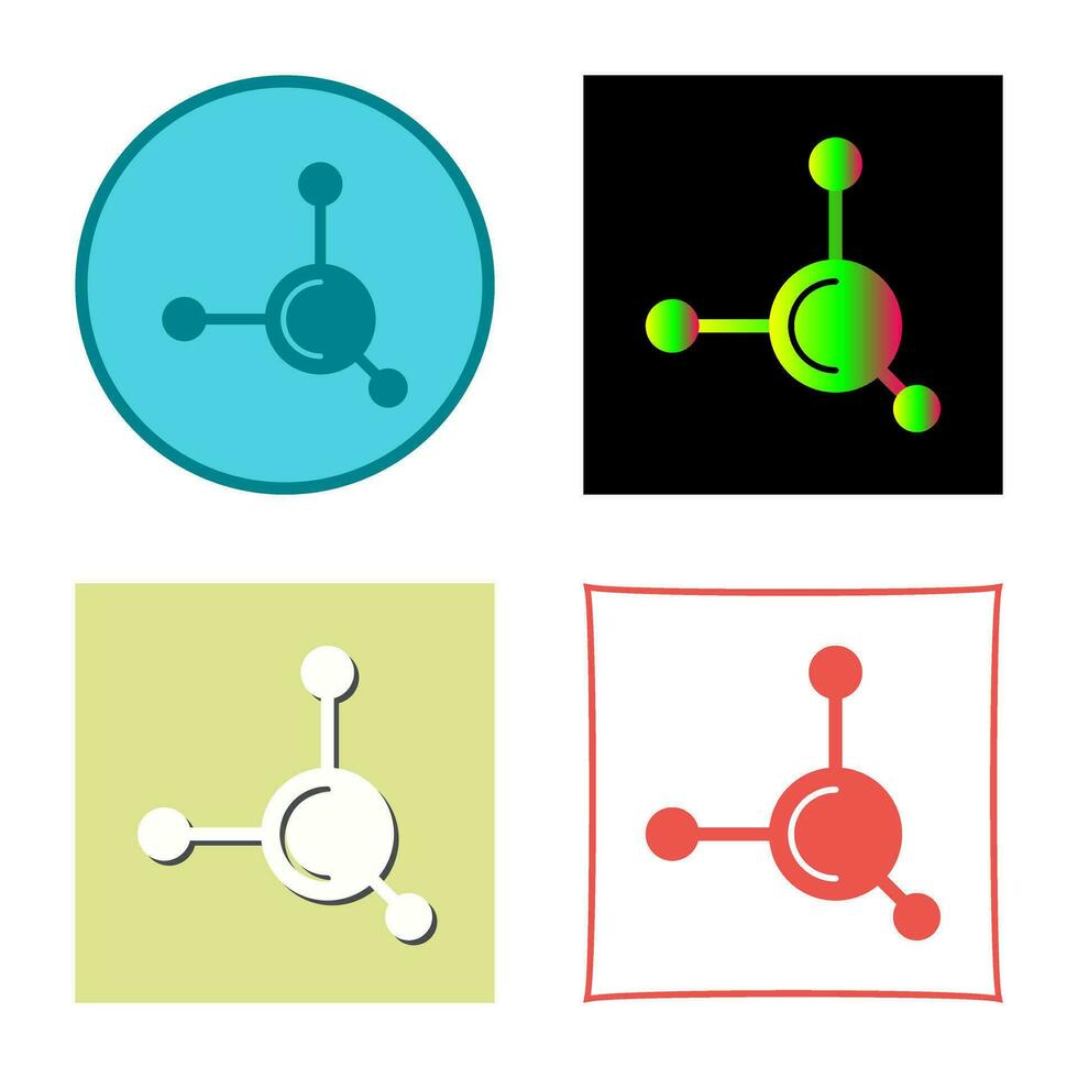 molecuul vector pictogram