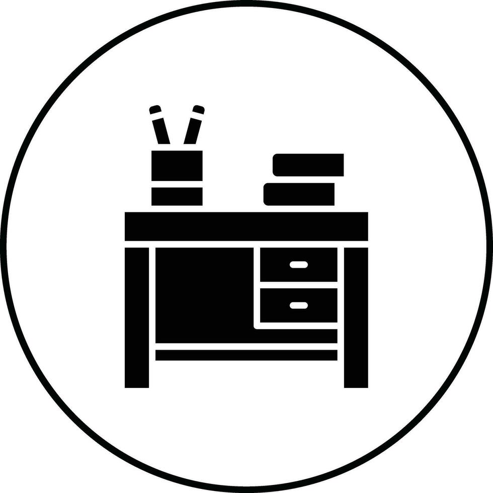 bureau vector pictogram