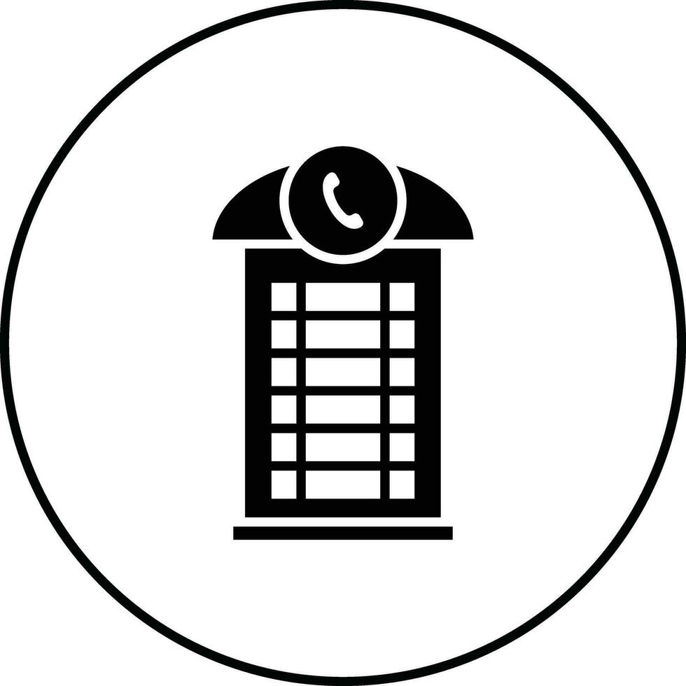 telefoon stand vector icoon