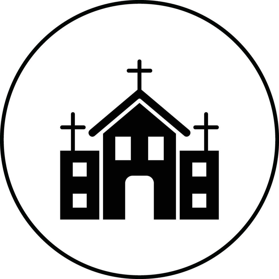 kerk vector pictogram