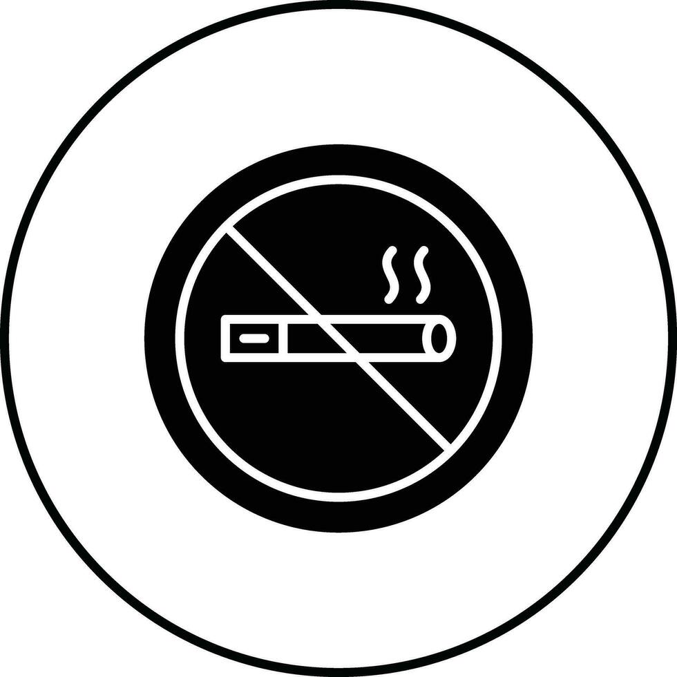 Nee roken vector icoon