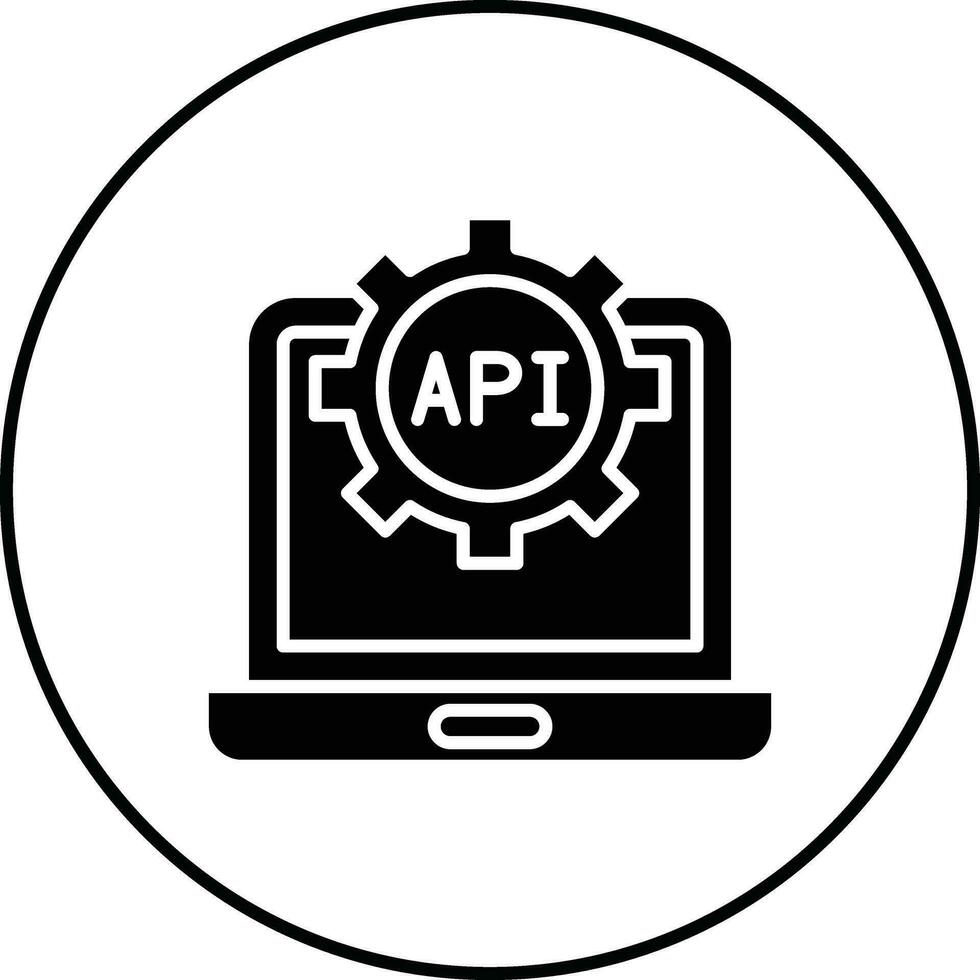 api vector pictogram