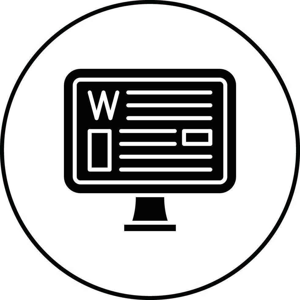 wikipedia vector icoon