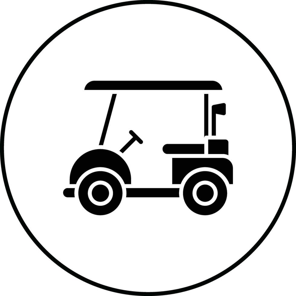 golf kar vector icoon