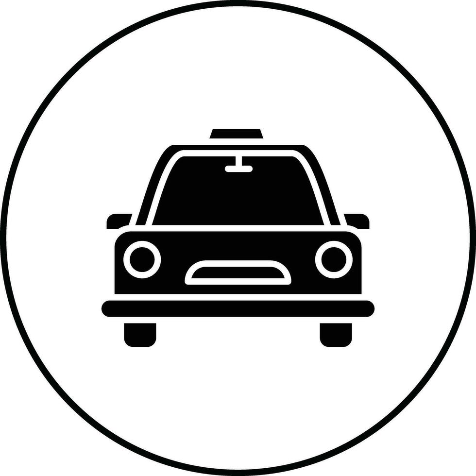 taxi vector icoon