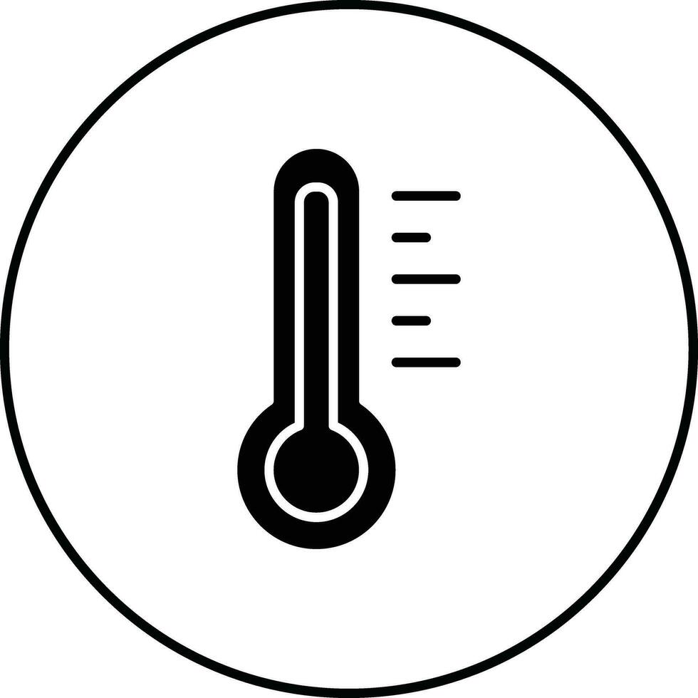 thermometer vector pictogram