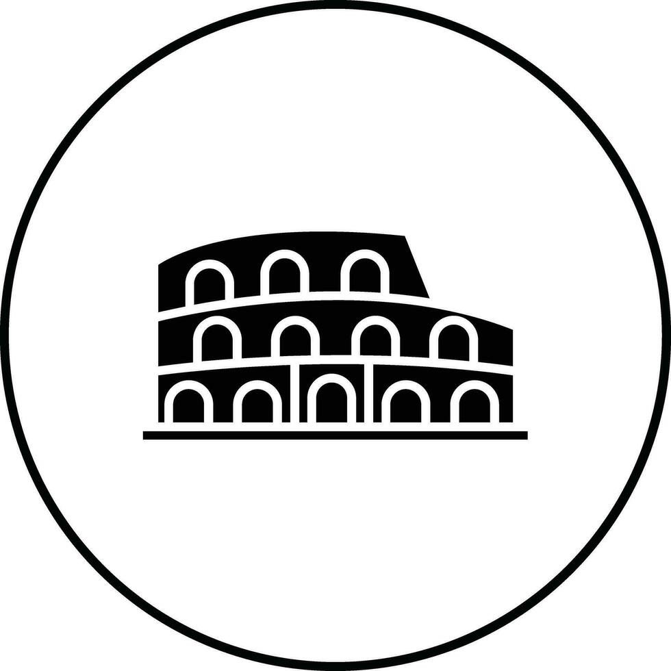 colosseum vector icoon