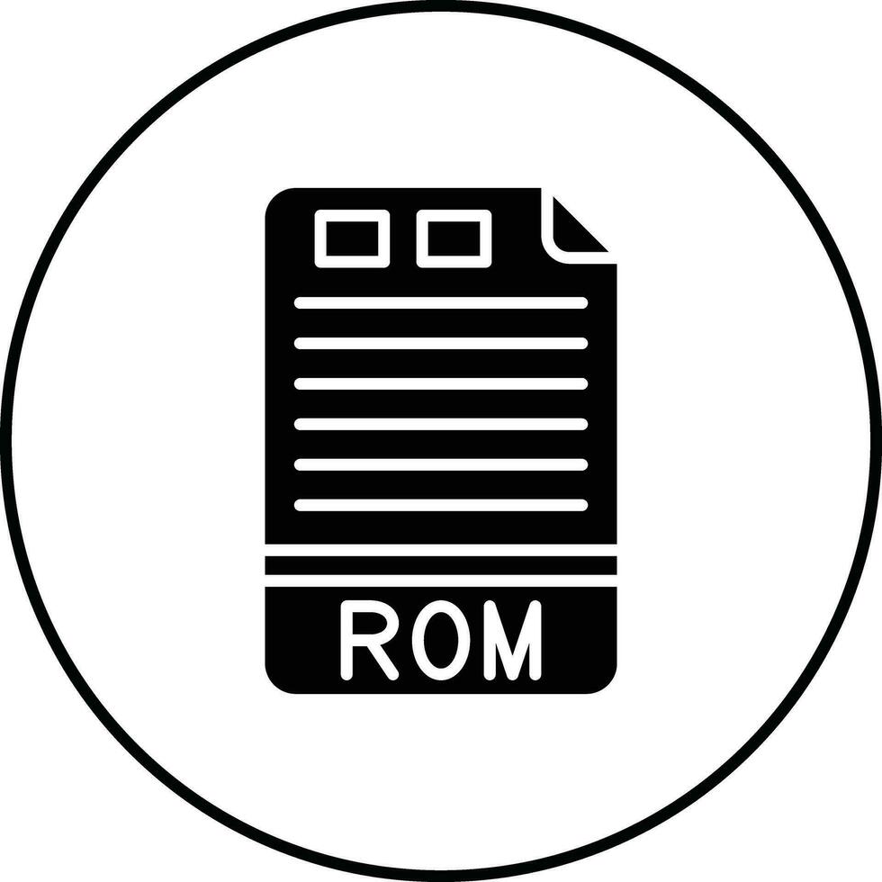 rom vector icoon