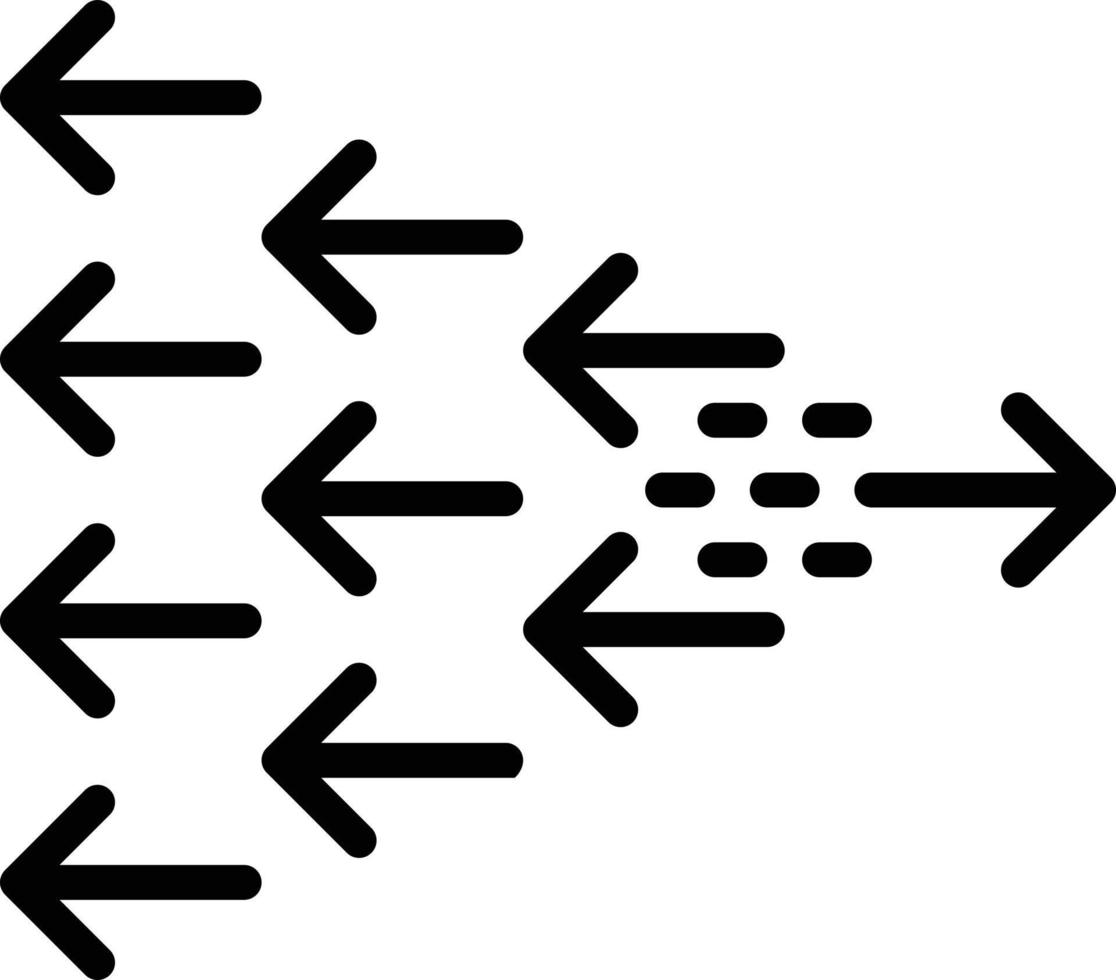 lijnpictogram voor verandering vector