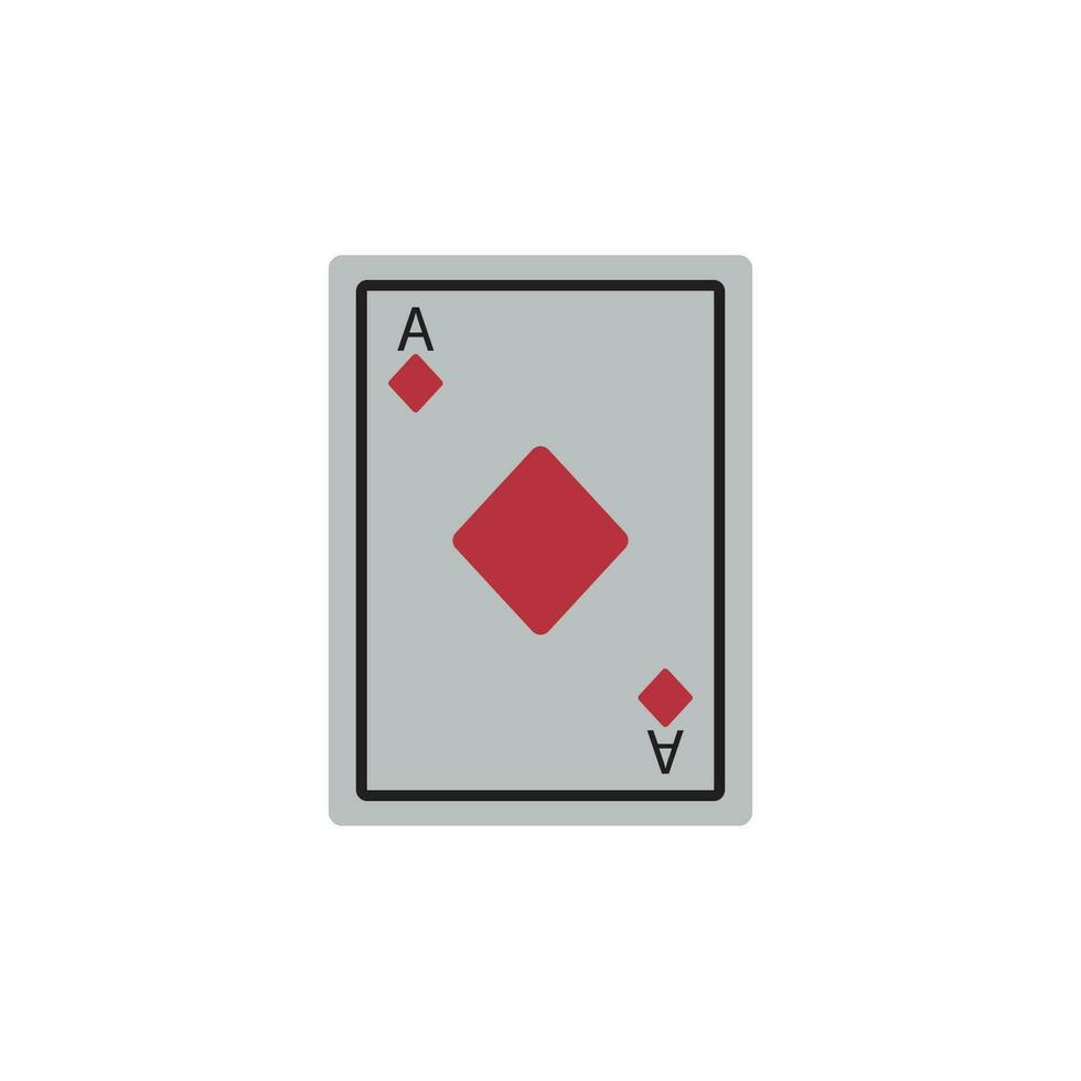het gokken kaart icoon vector
