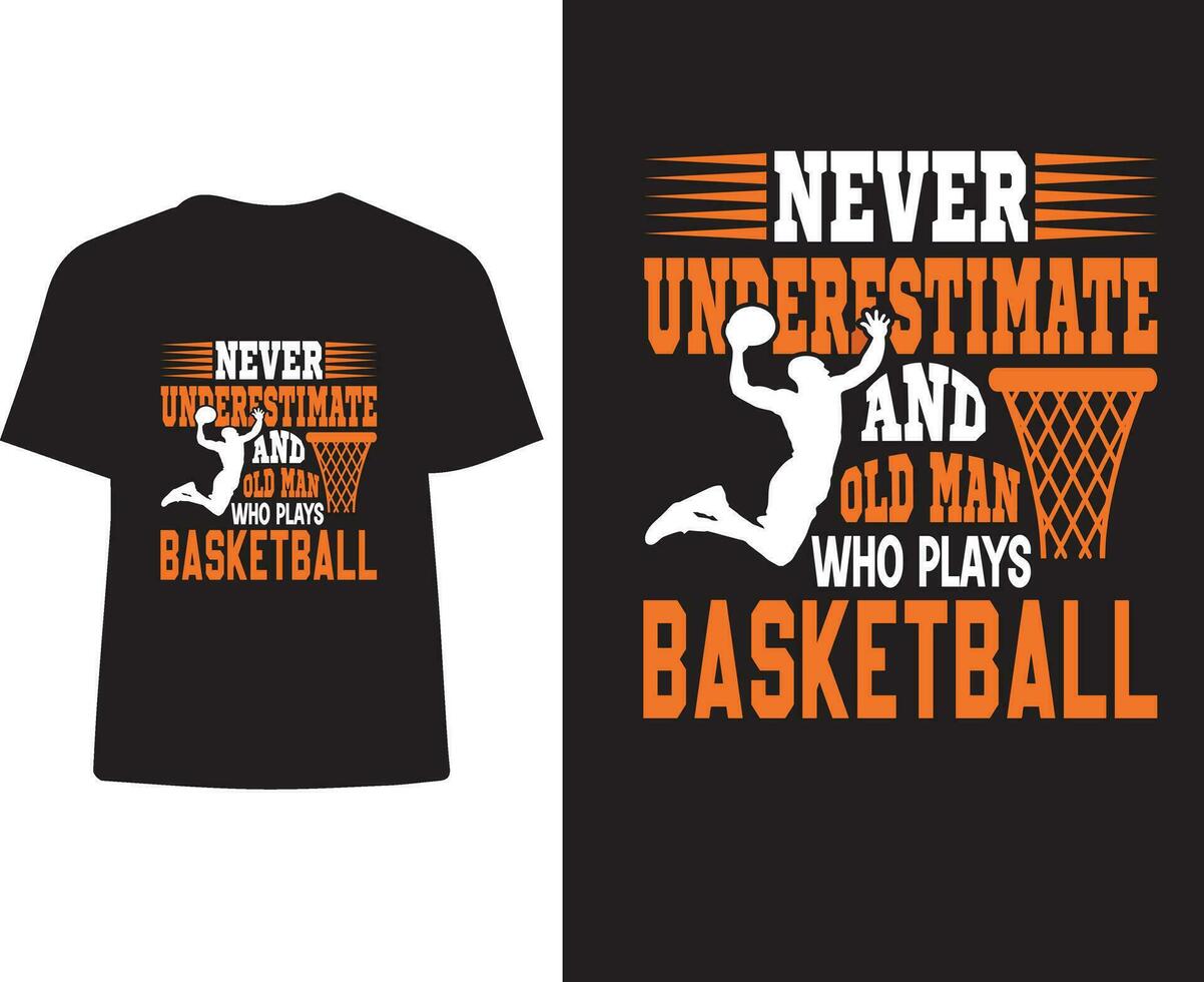 basketbal t-shirt ontwerp vector