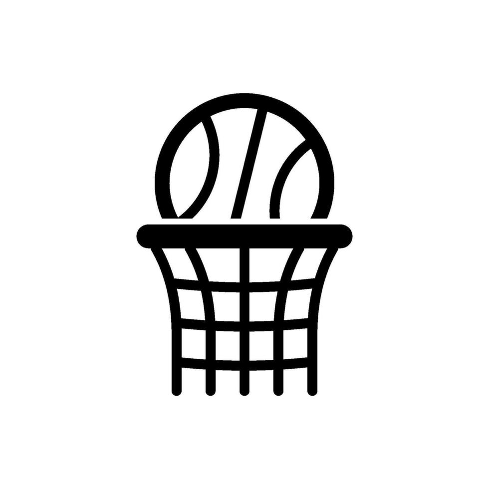 basketbal netto icoon vector ontwerp Sjablonen