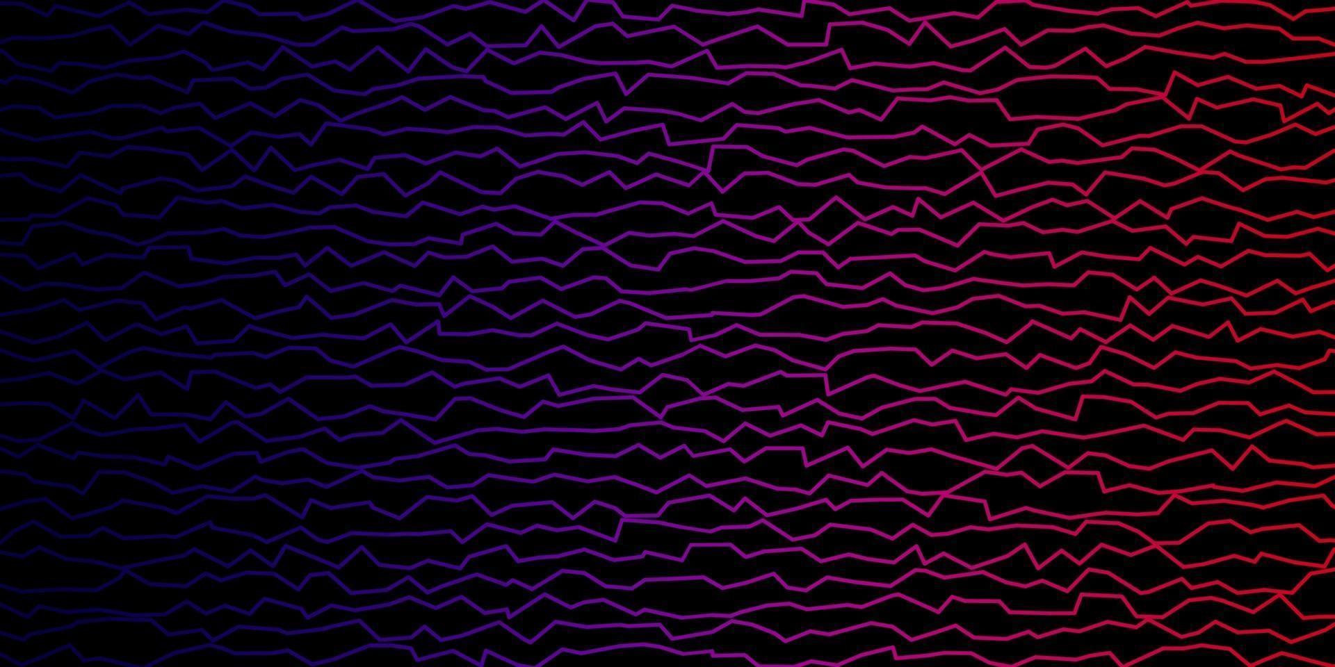 donkerpaars, roze vector achtergrond met curven.