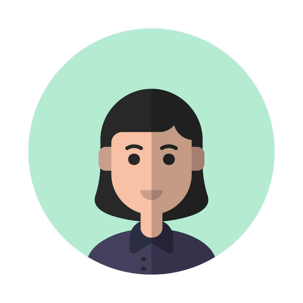 bedrijf Dames avatar vector ilustration