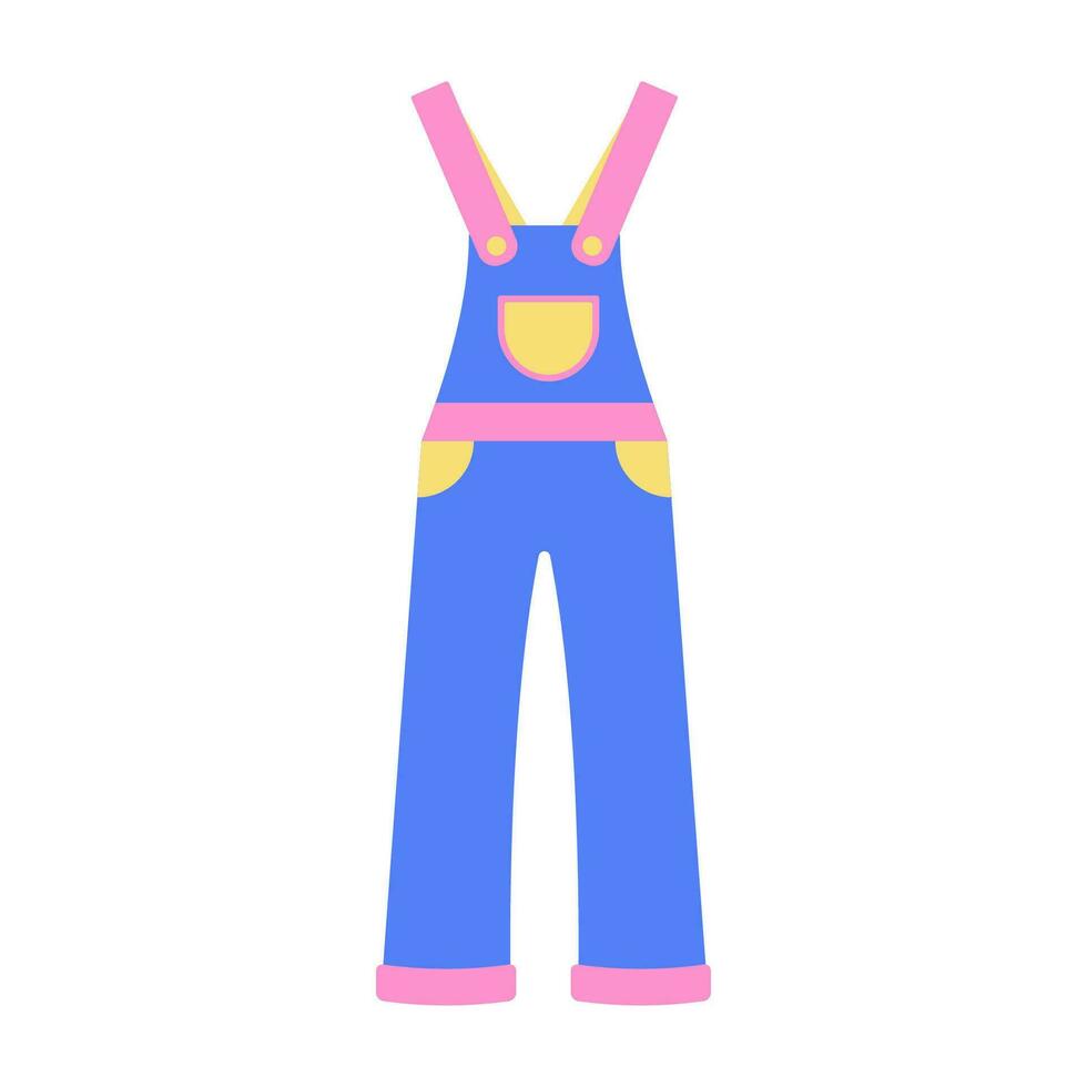 kleren 90s denim jumpsuitkleding 90s denim jumpsuit vector