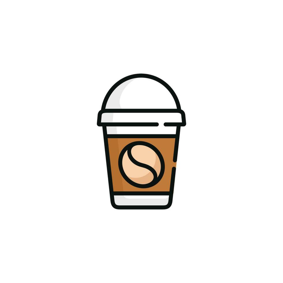 koffie kop vector illustratie geïsoleerd Aan wit achtergrond. koffie kop icoon