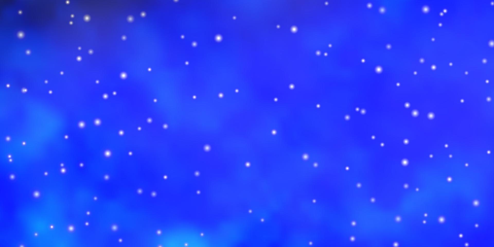lichtblauwe vectortextuur met mooie sterren. vector