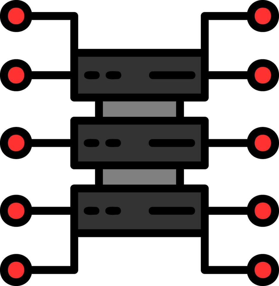 organisatorisch structuur vector icoon ontwerp