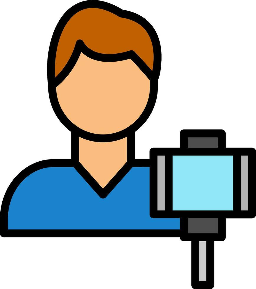 vlogger vector icoon ontwerp