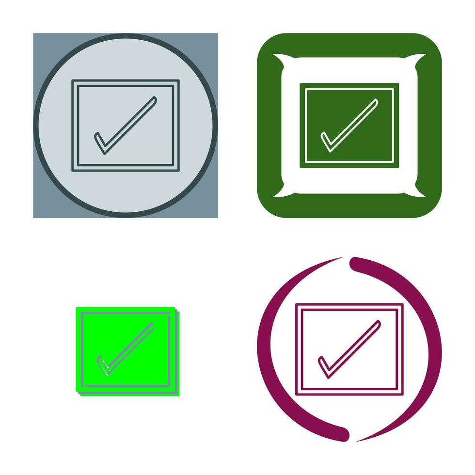 checkbox vector icoon