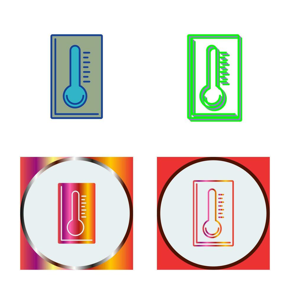 thermometer vector pictogram