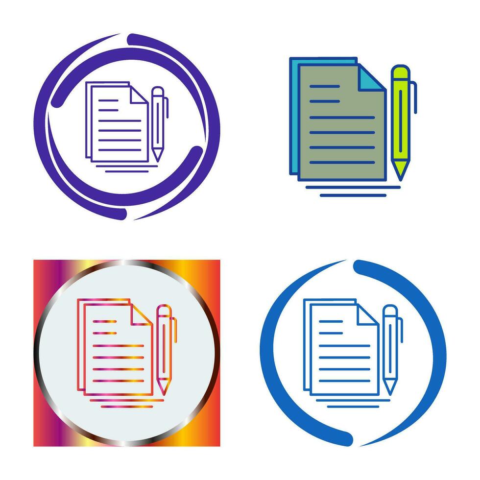 document vector pictogram