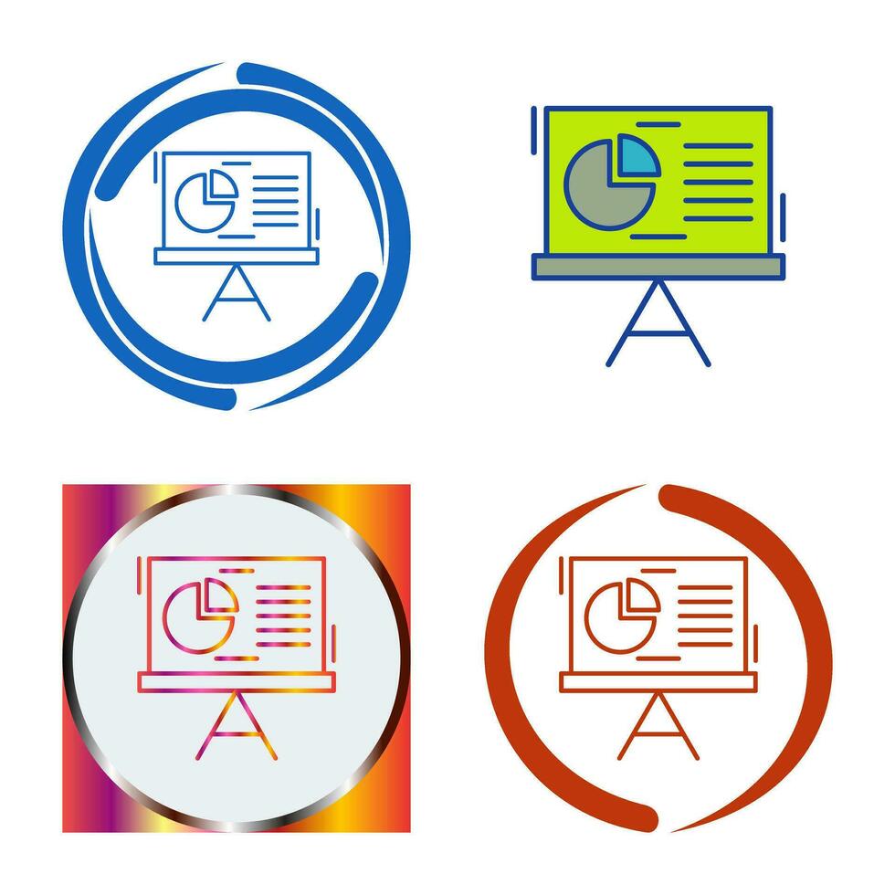 cirkeldiagram vector pictogram