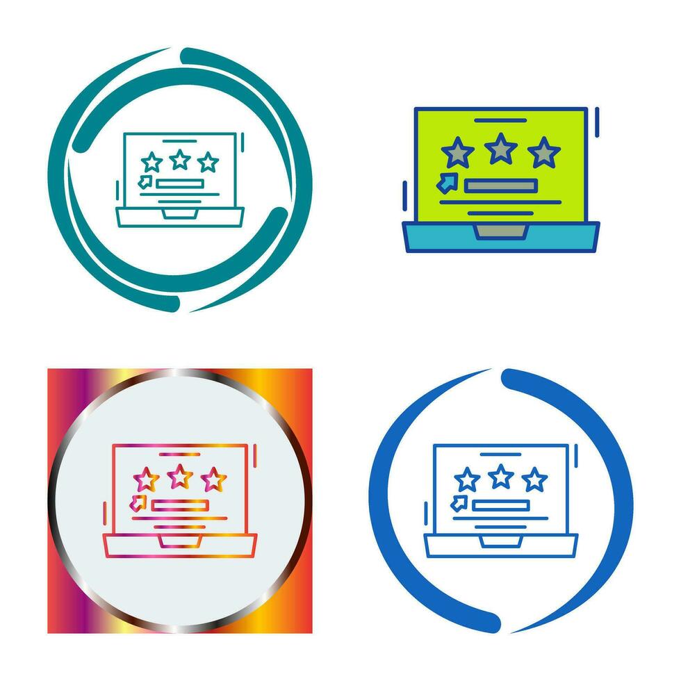 beoordeling vector pictogram