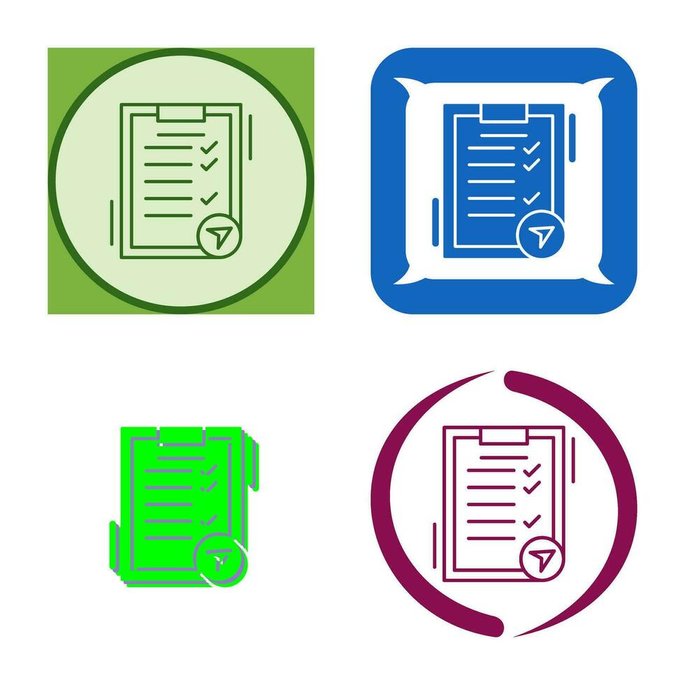 Klembord vector pictogram