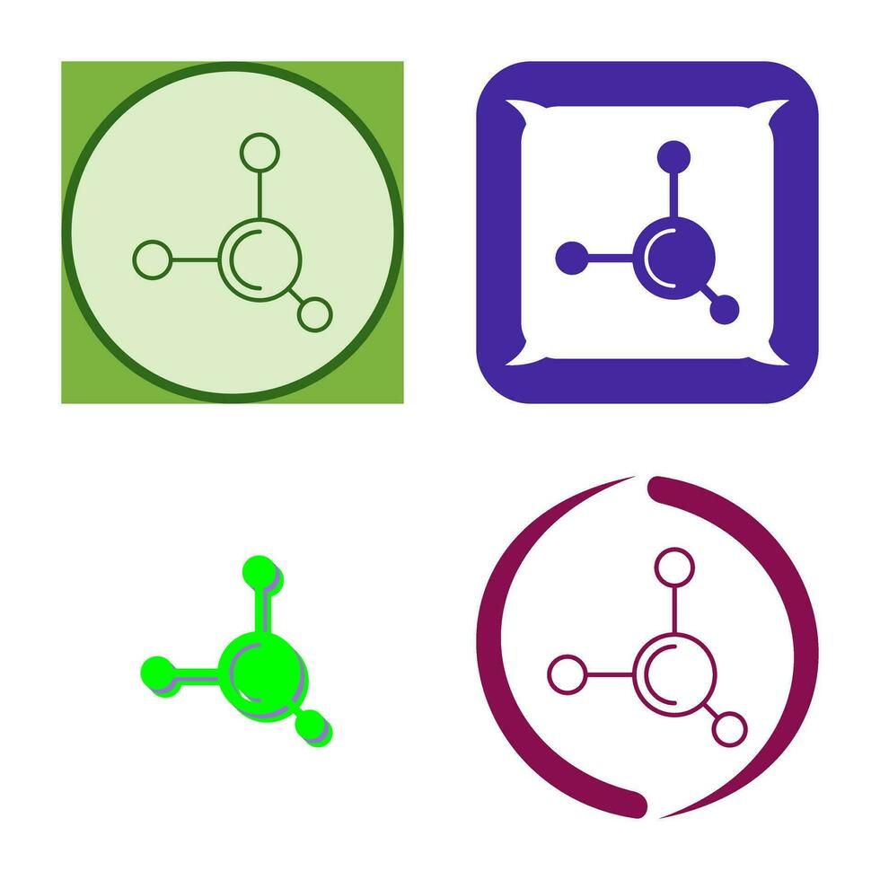 molecuul vector pictogram