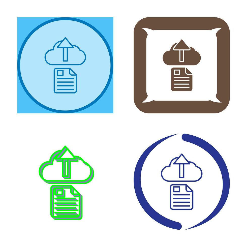 upload vector pictogram