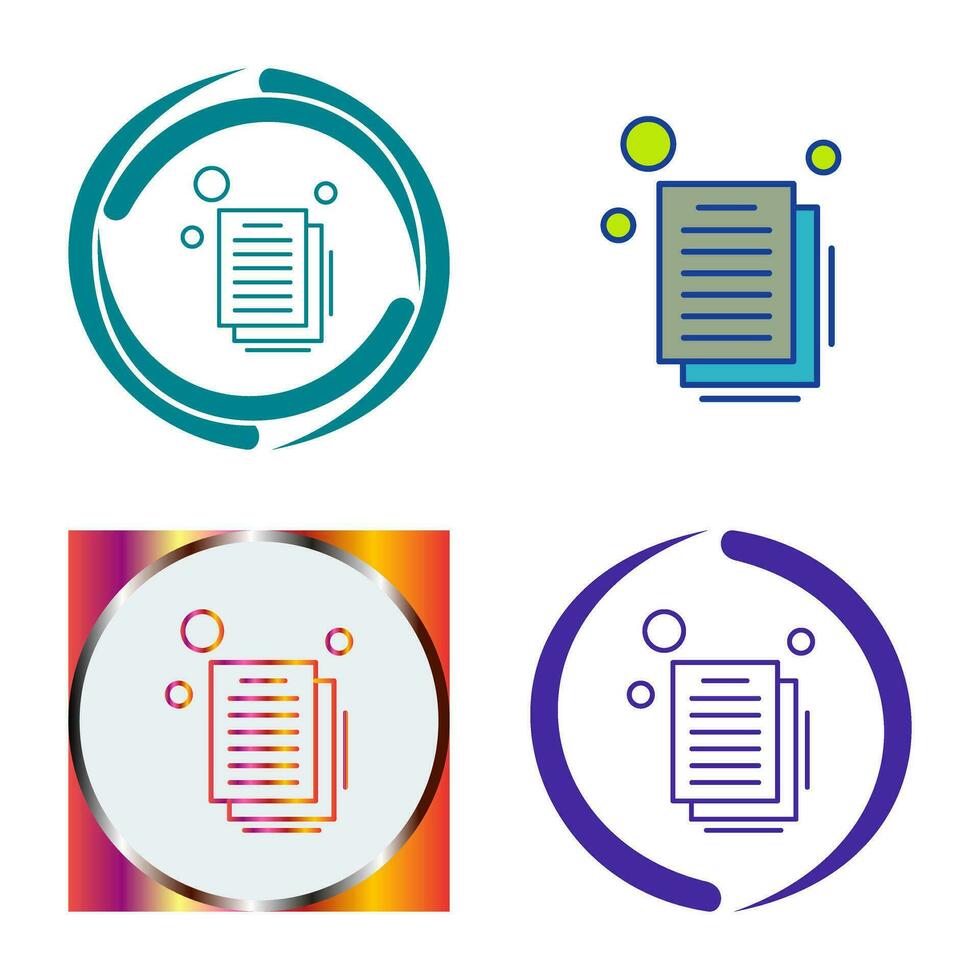 document vector pictogram