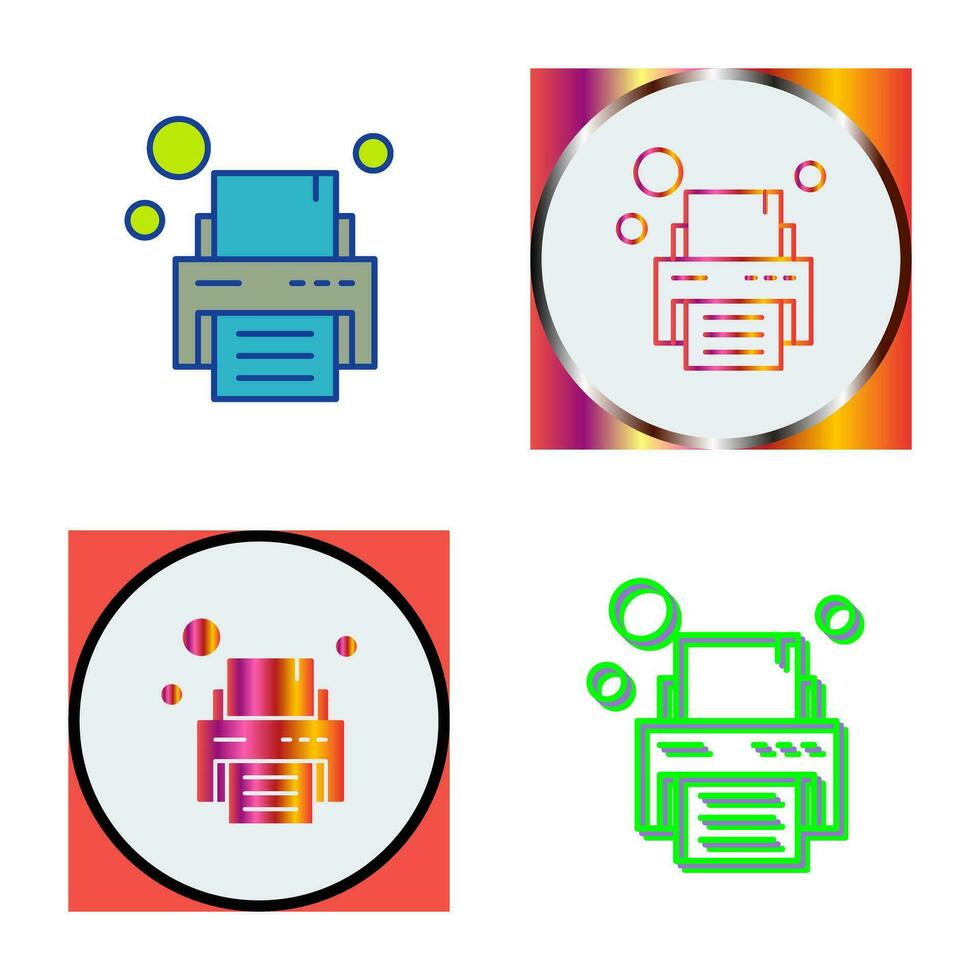 printer vector pictogram