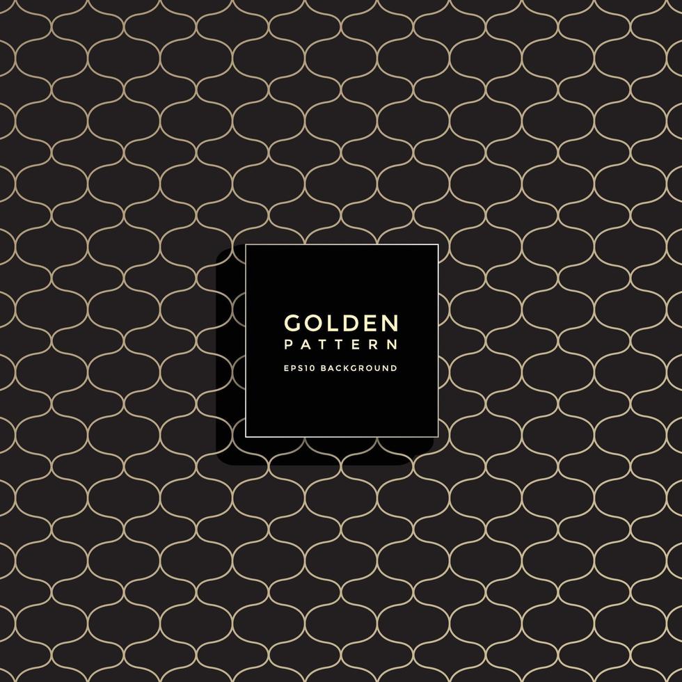 luxe gouden geometrisch patroon, abstracte patroonachtergrond vector
