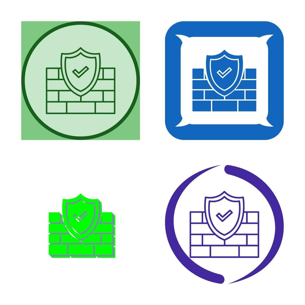 firewall vector pictogram