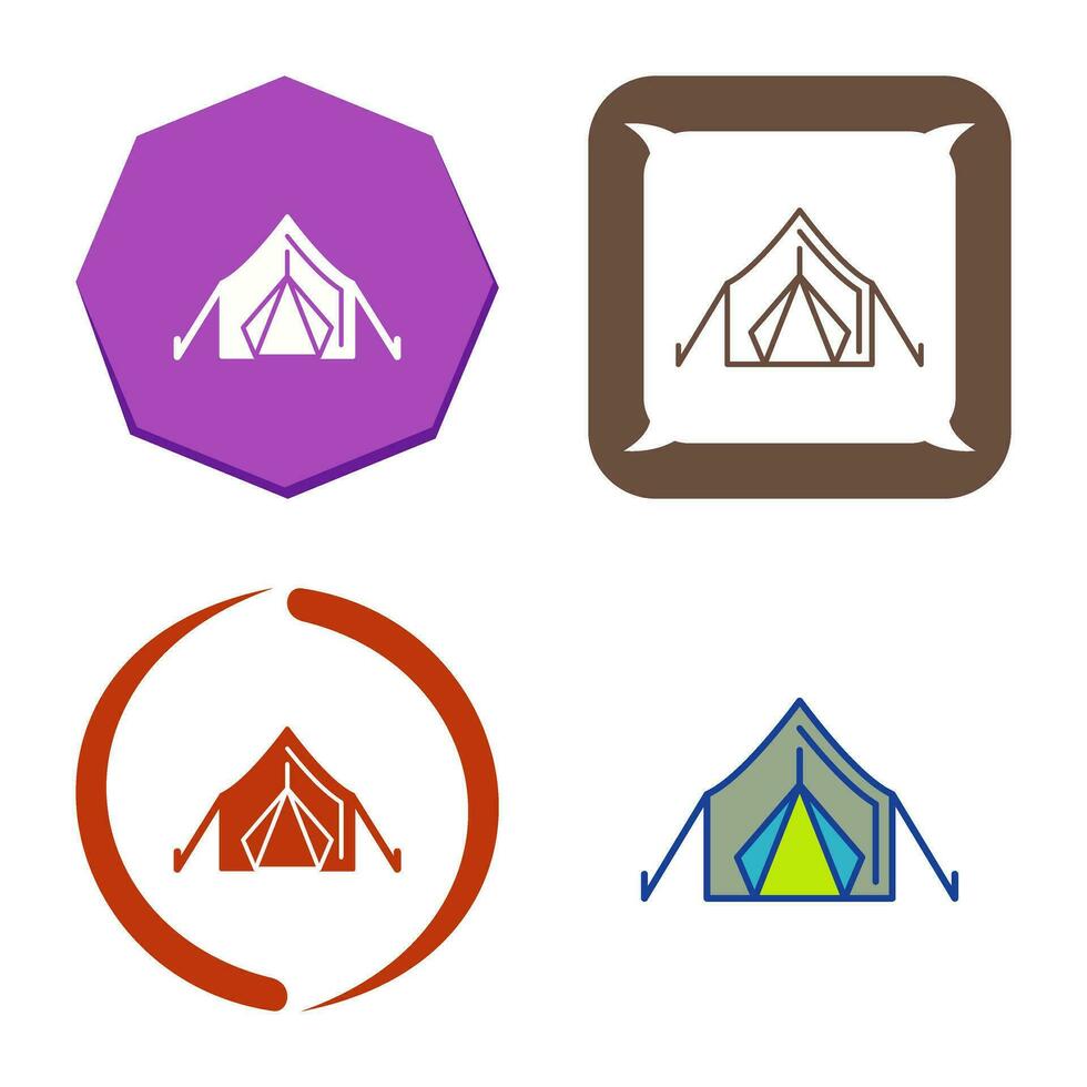 tent vector pictogram