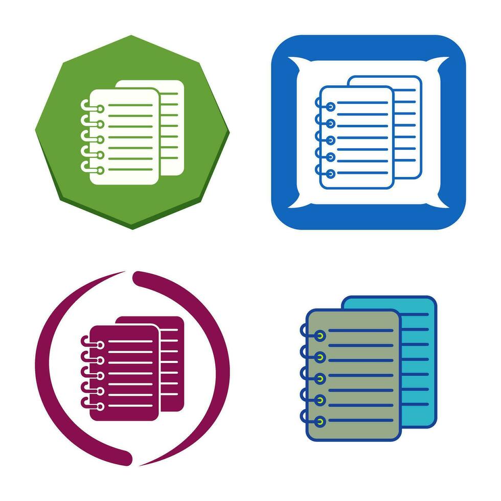 notities vector pictogram