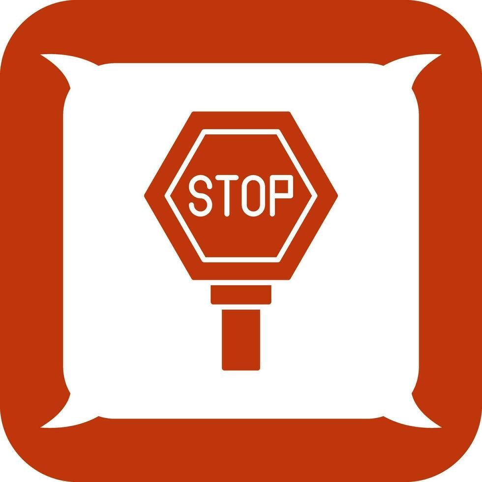 stopbord vector pictogram