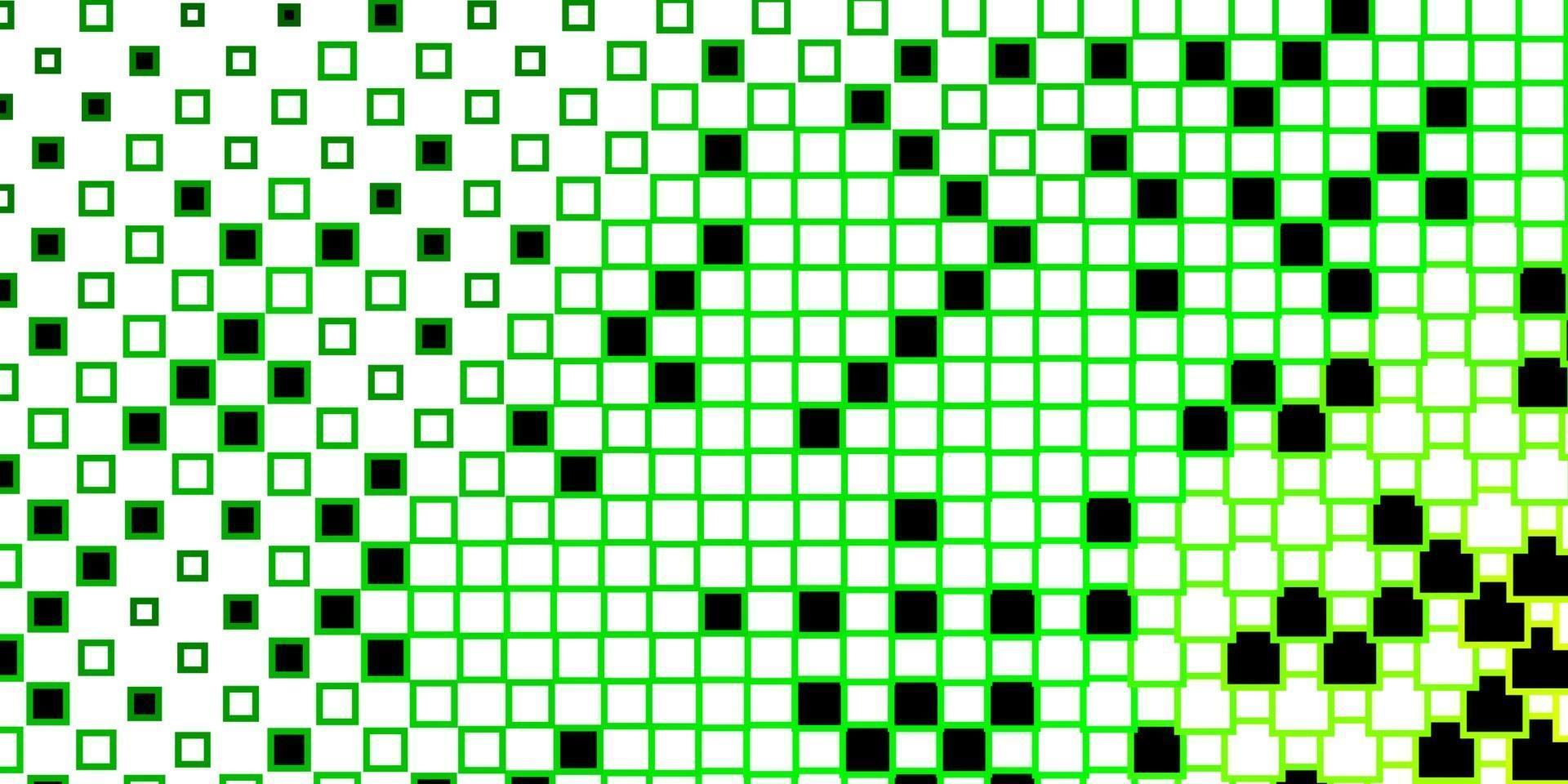 lichtgroene vectortextuur in rechthoekige stijl. vector