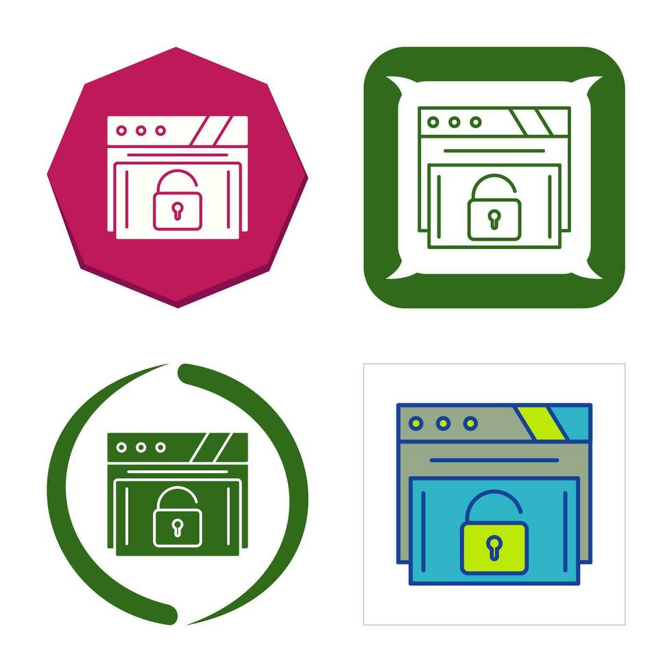 hangslot vector pictogram